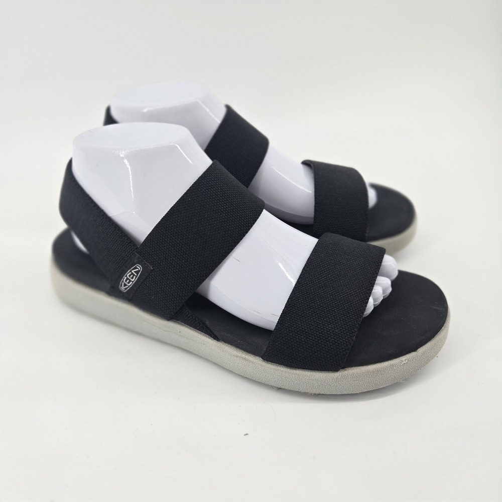 KEEN Elle Backstrap Sandals Womens 9.5 Black Stretch Comfort Outdoor Shoes